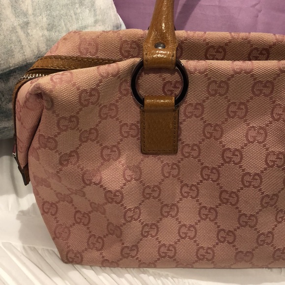 Gucci Pink GG Canvas Satchel, Great Condition❤️ - Picture 3 of 16